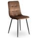 Стул бархатный MEBEL ELITE PERU Velvet Коричневый