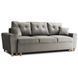 Диван 3-х місний оксамитовий MEBEL ELITE EMIL Velvet 230 см Сірий