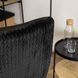 Кресло мягкое бархатное MEBEL ELITE SANTOS Velvet Черный