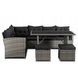Комплект садових меблів MEBEL ELITE DALLAS Сірий