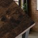 Журнальный столик MEBEL ELITE CARTER 60*30 рустикальный дуб/черный