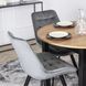 Стіл кухонний розкладний MEBEL ELITE HARRY 102(142)х102 см Дуб рів'єра / чорний