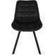 Стул бархатный MEBEL ELITE RICK Velvet Черный
