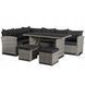 Комплект садових меблів MEBEL ELITE DALLAS Сірий