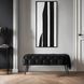 Лава оксамитова MEBEL ELITE VERA 2 Velvet Чорний