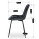 Комплект стіл розкладний MEBEL ELITE MAX 80(160)х80 см Дуб Крафт Чорний +4 стільці CHRIS Чорний
