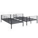 Двухъярусная кровать 90x200 см MEBEL ELITE TRES черный