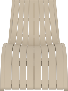 Комплект із 2 шезлонгів Onto Siesta Slim + Стіл Siesta Ocean Side Table - Taupe