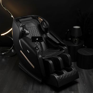 Масажне крісло MEBEL ELITE VX MAX екошкіра Чорний Меню англійською мовою фотографія