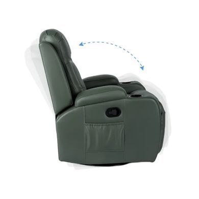 Масажне крісло MEBEL ELITE BOX екошкіра Зелений фотографія