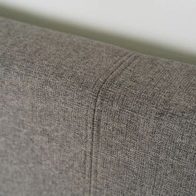 Ліжко двоспальне MEBEL ELITE MELIA, 160x200 см тканина Сірий фотографія