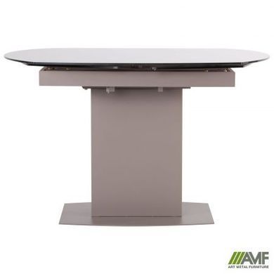 Стіл розкладний Joel beige AMF 120(180)X90 glass Quartz beige фотографія
