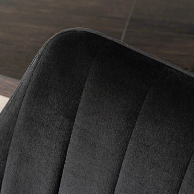 Стул поворотный MEBEL ELITE MUMBAI 2 Velvet&nbsp;Черный фотография