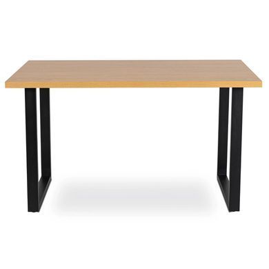 Стол MEBEL ELITE VETTEL 120х80 см Дуб / Черный фотография