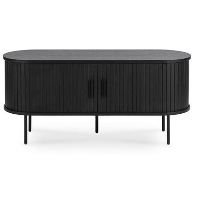 ТВ Тумба MEBEL ELITE TRISH 120 Чорний фотографія