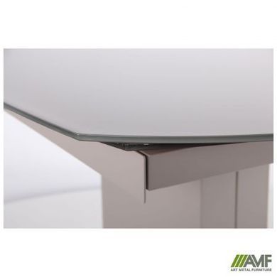 Стіл розкладний Joel beige AMF 120(180)X90 glass Quartz beige фотографія