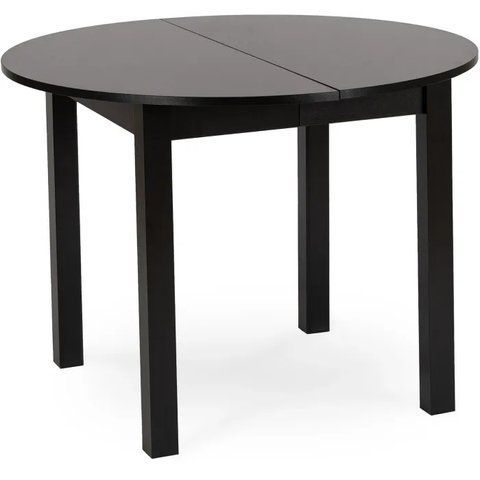 Стол кухонный раскладной MEBEL ELITE HARRY 102(142)х102 см Черный фотография