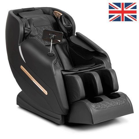 Масажне крісло MEBEL ELITE VX MAX екошкіра Чорний Меню англійською мовою фотографія