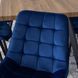 Стілець оксамитовий MEBEL ELITE RICK Velvet, Темно-синій