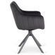 Стул поворотный MEBEL ELITE MUMBAI 2 Velvet&nbsp;Черный