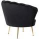 Крісло м'яке з підставкою MEBEL ELITE GRAND Velvet Чорний