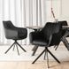 Стул поворотный MEBEL ELITE MUMBAI 2 Velvet&nbsp;Черный