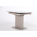 Стіл розкладний Joel beige AMF 120(180)X90 glass Quartz beige