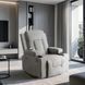 Массажное кресло MEBEL ELITE BOX Вельвет Серый