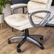 Стул офисный вращающийся MEBEL ELITE STRATO Экокожа Кремовый