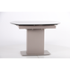 Стіл розкладний Joel beige AMF 120(180)X90 glass Quartz beige