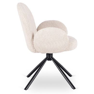Стілець поворотний MEBEL ELITE MUSSO Бежевий фотографія