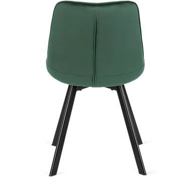 Стілець оксамитовий MEBEL ELITE RICK Velvet Зелений фотографія