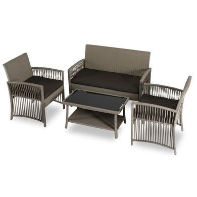 Комплект садових меблів MEBEL ELITE FILADELFIA Сірий