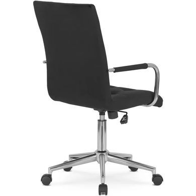 Стул офисный поворотный MEBEL ELITE BOSTON Velvet Черный фотография