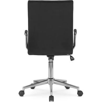Стул офисный поворотный MEBEL ELITE BOSTON Velvet Черный фотография