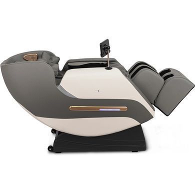Массажное кресло MEBEL ELITE VX MAX экокожа Серый Меню на английском языке фотография