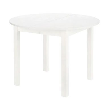 Стіл кухонний розкладний MEBEL ELITE HARRY 102-142х102 см Білий фотографія