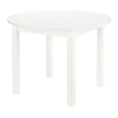 Стіл кухонний розкладний MEBEL ELITE HARRY 102-142х102 см Білий фотографія