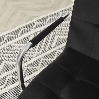 Стул офисный поворотный MEBEL ELITE BOSTON Velvet Черный фотография