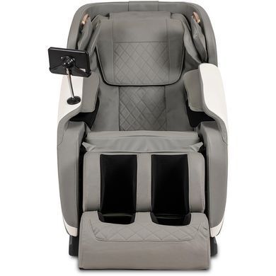 Массажное кресло MEBEL ELITE VX MAX экокожа Серый Меню на английском языке фотография
