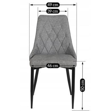 Стул MEBEL ELITE CORK 2 Серый фотография