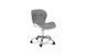 Стілець офісний Роккі, шкірзам сіро/білий
