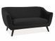 Софа MOLLY Velvet 2 Signal Черный ** фотография