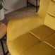 Крісло м'яке оксамитове MEBEL ELITE VINCENT Velvet Гірчиця