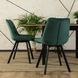 Стілець оксамитовий MEBEL ELITE RICK Velvet Зелений