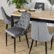 Стол раскладной MEBEL ELITE HUGO 160(230)х80 см Дуб артизан / Черный