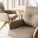 Стілець поворотний MEBEL ELITE BIANCO Коричневый