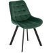 Стул бархатный MEBEL ELITE RICK Velvet Зеленый фотография