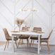Стіл кухонний розкладний MEBEL ELITE HARRY 102-142х102 см Білий