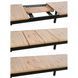 Стол раскладной MEBEL ELITE HUGO 160(230)х80 см Дуб артизан / Черный